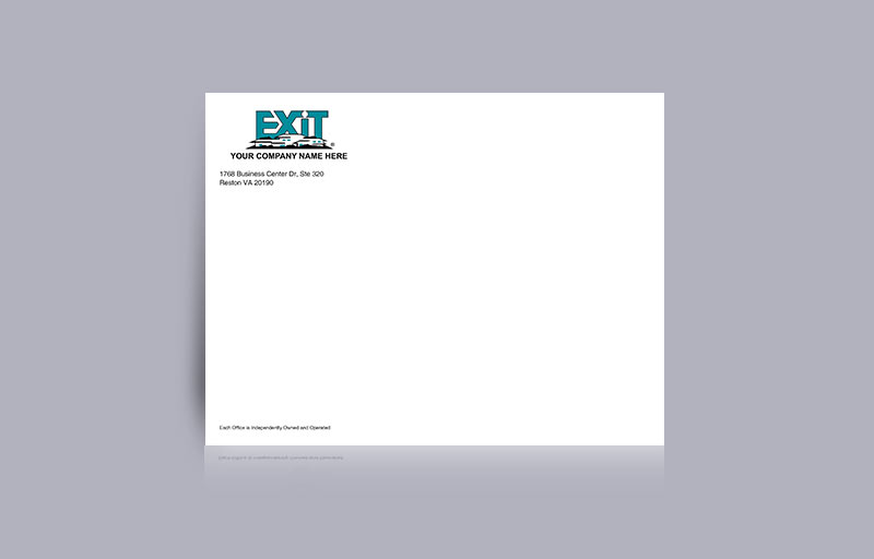 Exit Realty Office Envelopes - 10 X 13 - Exit Realty Approved Vendor Custom 10 x 13 document envelopes for Realtors | BestPrintBuy.com