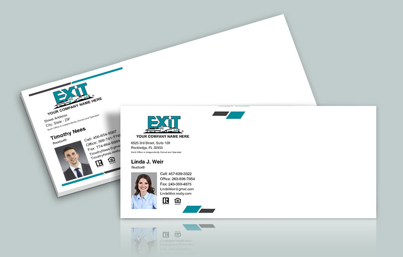 Exit Realty #10 Agent Envelopes - Exit Realty Approved Vendor - Custom Stationery Templates for Realtors | BestPrintBuy.com