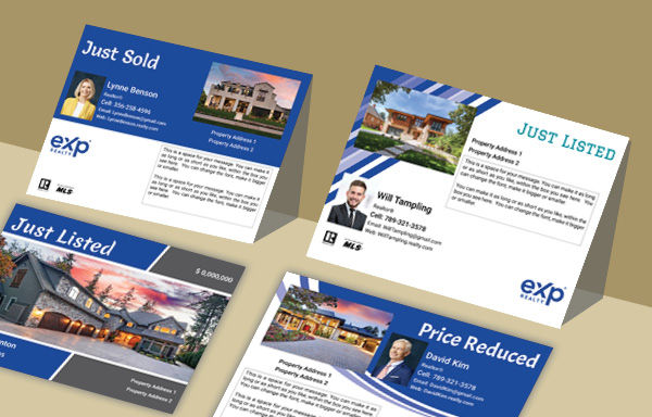 eXp Realty Real Estate Property EDDM Postcards - eXp Realty  postcard templates and direct mail services | BestPrintBuy.com