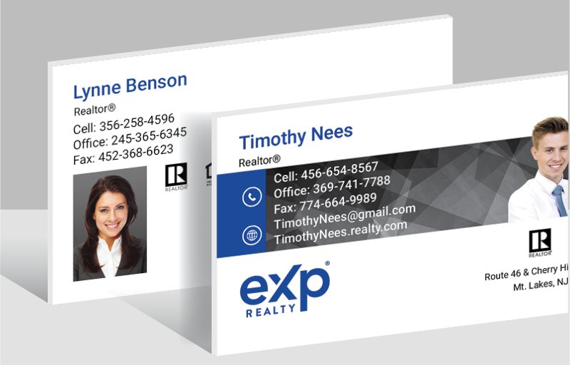eXp Realty Real Estate Ultra Thick Business Cards - Thick Stock & Matte Finish Business Cards for Realtors | BestPrintBuy.com