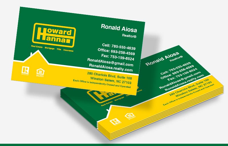 Howard Hanna Real Estate Business Card Magnets Without Photo - Howard Hanna  personalized marketing materials | BestPrintBuy.com