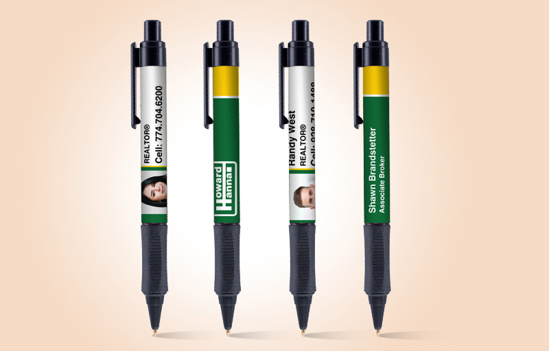 Howard Hanna Real Estate Grip Write Pens - promotional products | BestPrintBuy.com
