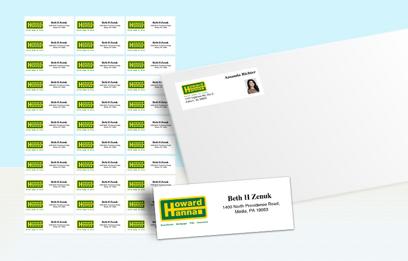 Howard Hanna Real Estate Return Address Labels - Howard Hanna  personalized mailing labels for envelopes | BestPrintBuy.com