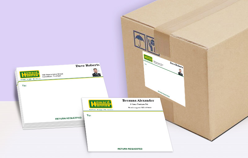 Howard Hanna Real Estate Shipping Labels - Howard Hanna  personalized mailing labels | BestPrintBuy.com