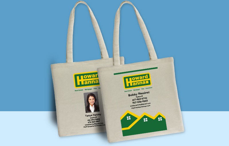 Howard Hanna Real Estate Tote Bags -promotional products | BestPrintBuy.com
