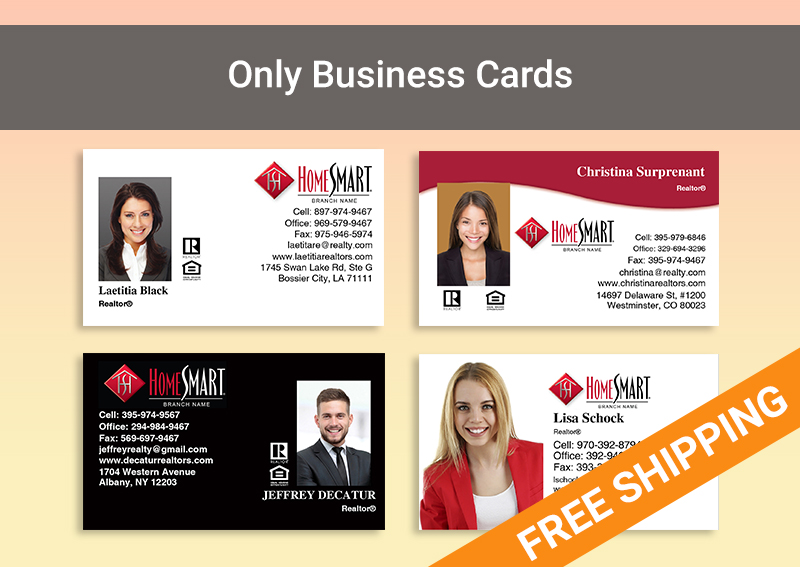 homesmart Real Estate Gold Agent Package -  personalized business cards, letterhead, envelopes and note cards | BestPrintBuy.com