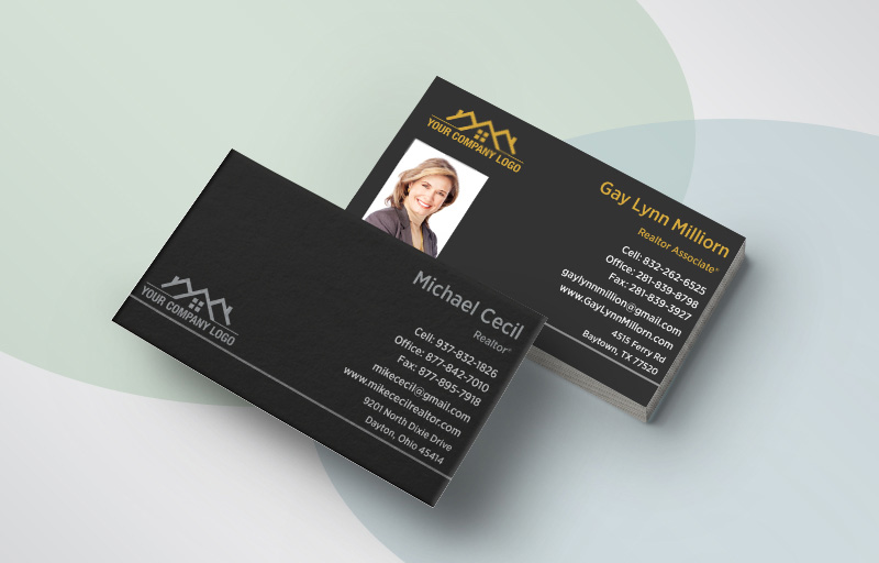 Independent Realtor Real Estate Foil Business Cards - Gold or Silver Foil Business Cards on Silk Laminated Stock for Realtors | BestPrintBuy.com