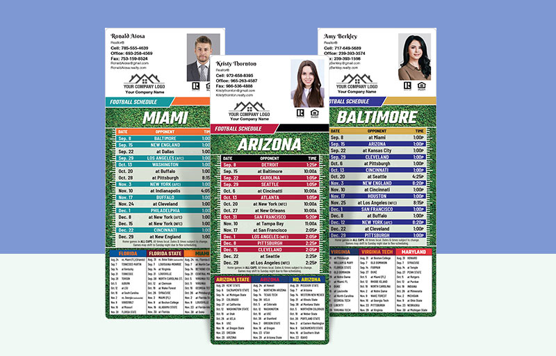 Independent Realtor Real Estate Laminated Card With Magnetic Strip -  personalized magnetic football schedules | BestPrintBuy.com