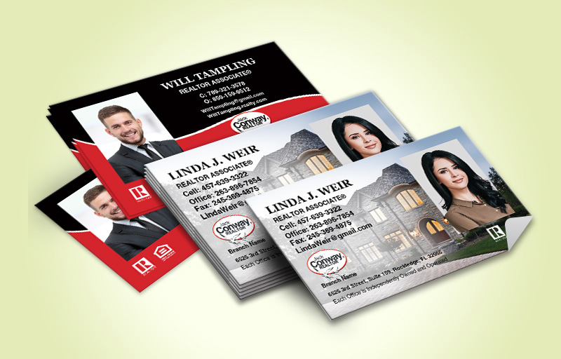 Jack Conway Realtor Real Estate Business Card Labels With Photo - Jack Conway Realtor marketing materials | BestPrintBuy.com
