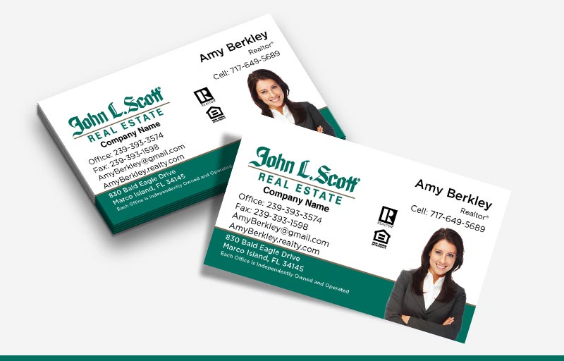 John L. Scott Real Estate Silhouette Business Card Magnets - John L. Scott Real Estate personalized marketing materials | BestPrintBuy.com