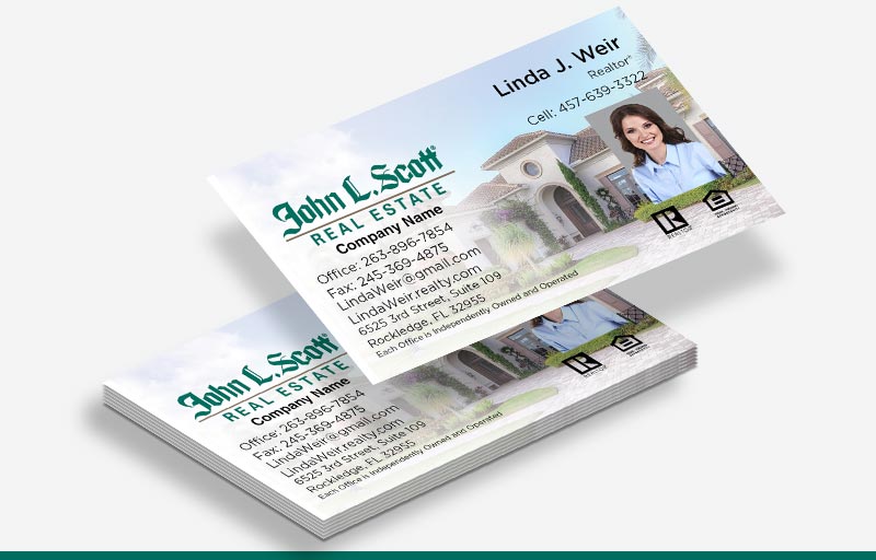 John L. Scott Real Estate Business Card Magnets With Photo - John L. Scott Real Estate personalized marketing materials | BestPrintBuy.com