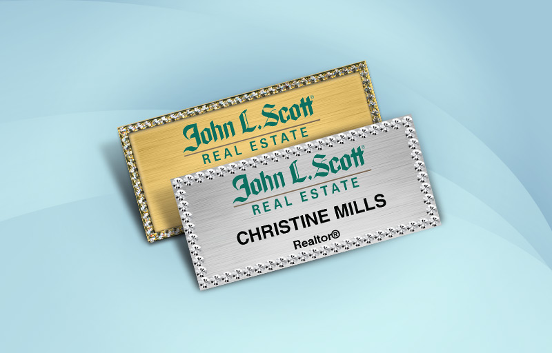 John L. Scott Real Estate Spot UV (Gloss) Raised Business Cards -  Luxury Raised Printing & Suede Stock Business Cards for Realtors | BestPrintBuy.com