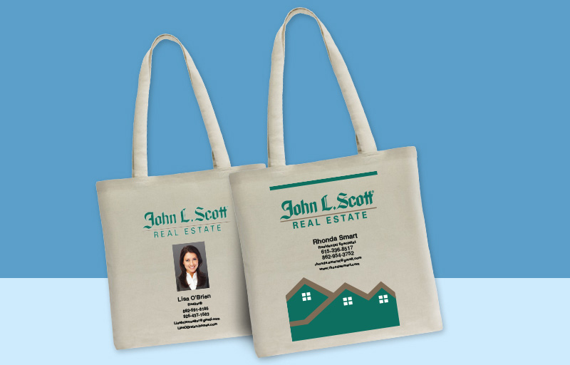 John L. Scott Real Estate Tote Bags -promotional products | BestPrintBuy.com