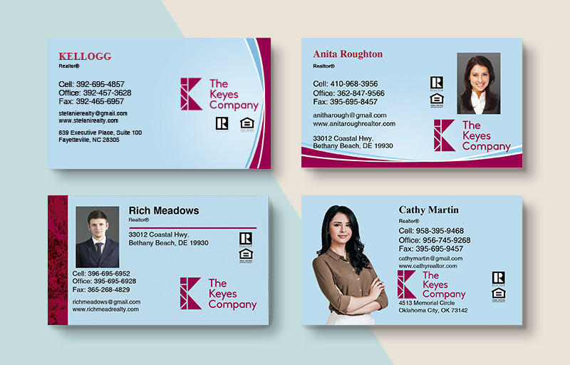 The Keyes Company Real Estate Business Card Magnets - The Keyes Company  magnets with photo and contact info | BestPrintBuy.com