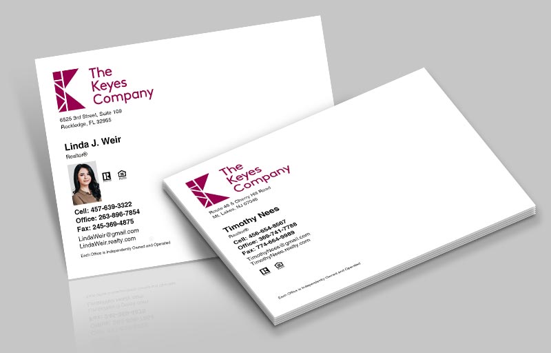 The Keyes Company A2 Envelopes - KE Approved Vendor Custom A2 Envelopes Stationery for Realtors | BestPrintBuy.com