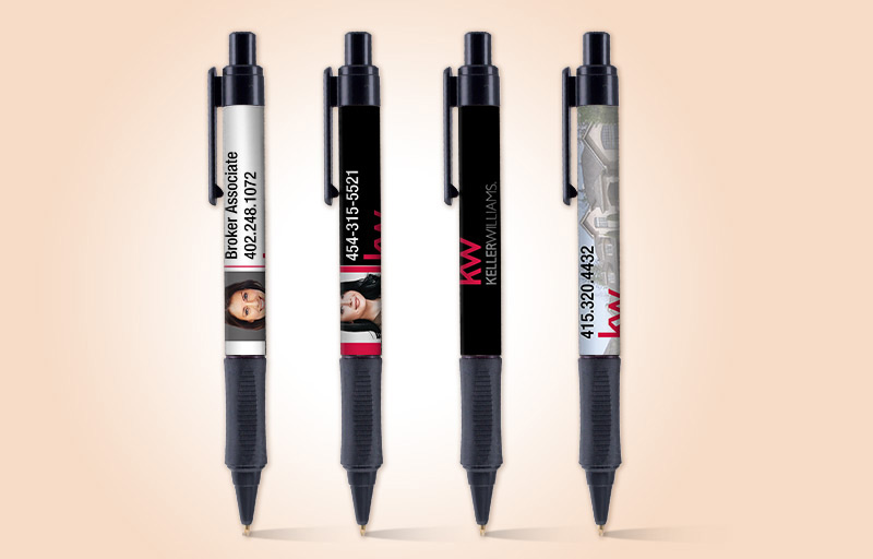 Keller Williams Real Estate Grip Write Pens - KW approved vendor promotional products | BestPrintBuy.com
