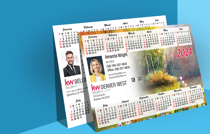 Keller Williams Real Estate Full Calendar Magnets 5.5