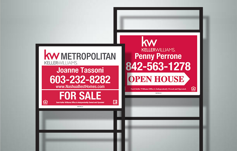 Keller Williams Real Estate Signs - KW Approved Vendor Signs for Realtors | BestPrintBuy.com