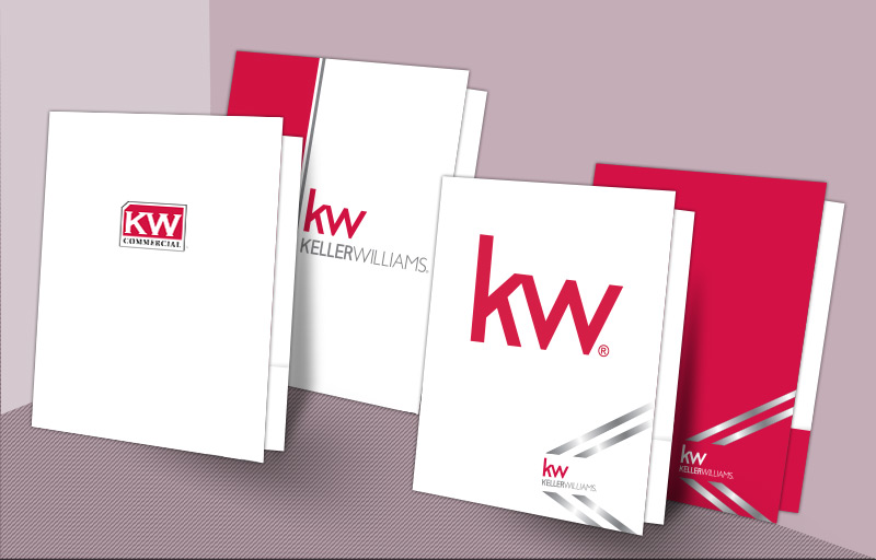 Keller Williams Real Estate Stock Presentation Folders - KW approved vendor stock folders | BestPrintBuy.com