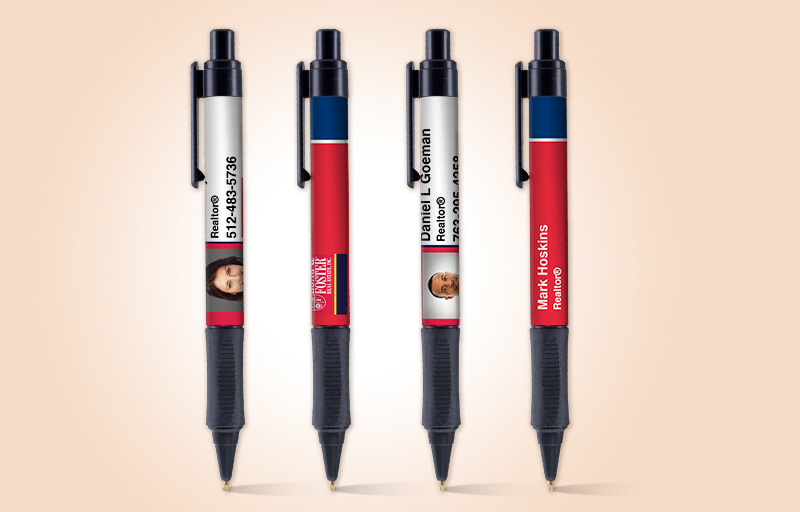 Long & Foster Real Estate Grip Write Pens - promotional products | BestPrintBuy.com