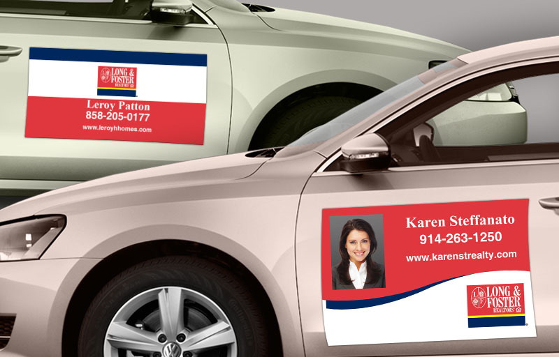 Long and Foster Real Estate Car Magnets - Long and Foster car door magnets | BestPrintBuy.com