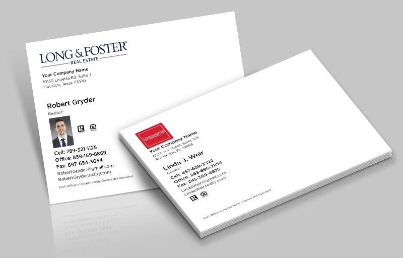 Long and Foster A2 Envelopes - Custom A2 Envelopes Stationery for Realtors | BestPrintBuy.com
