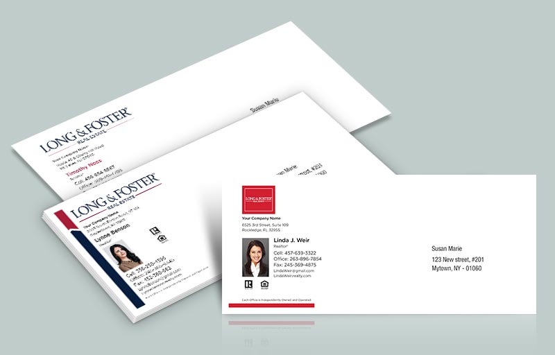 Long and Foster Real Estate #10 Envelopes - Custom #10 Envelopes Stationery for Realtors | BestPrintBuy.com