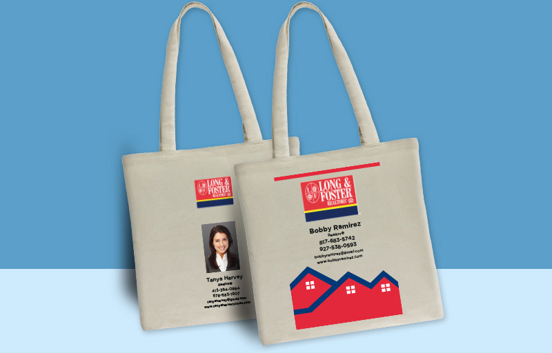Long and Foster Real Estate Tote Bags -promotional products | BestPrintBuy.com