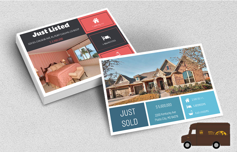 Independent Realtor Real Estate Postcards (Delivered to you) - IR postcard templates | BestPrintBuy.com