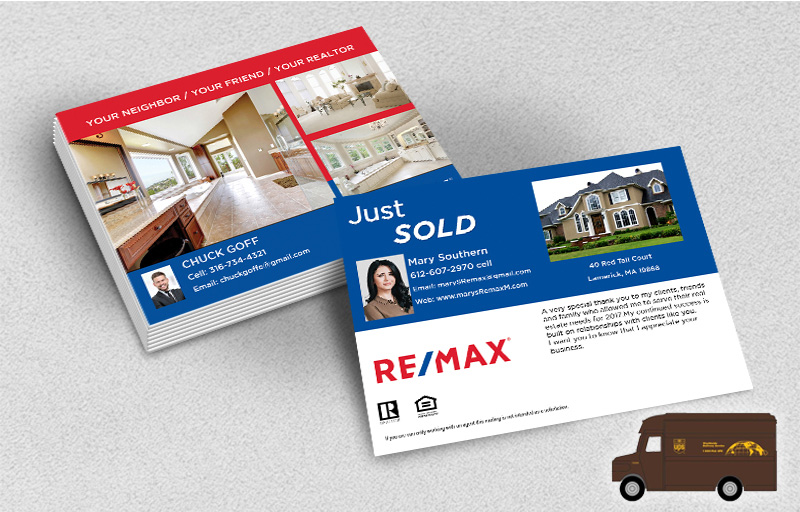 RE/MAX Real Estate Postcards (Delivered to you) - RE/MAX  postcard templates | BestPrintBuy.com