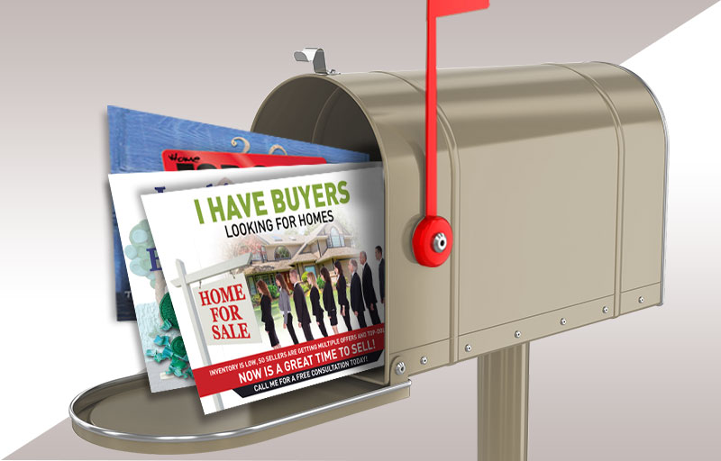 Independent Realtor Real Estate Full Service EDDM Postcards - personalized Every Door Direct Mail Postcards printed and delivered to USPS | BestPrintBuy.com