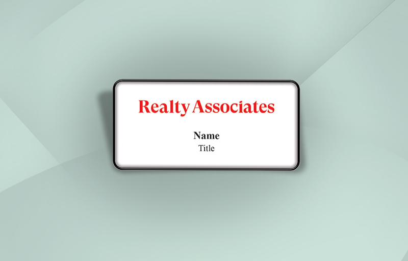 Realty Associates Real Estate Ultra Thick Business Cards -  Thick Stock & Matte Finish Business Cards for Realtors | BestPrintBuy.com