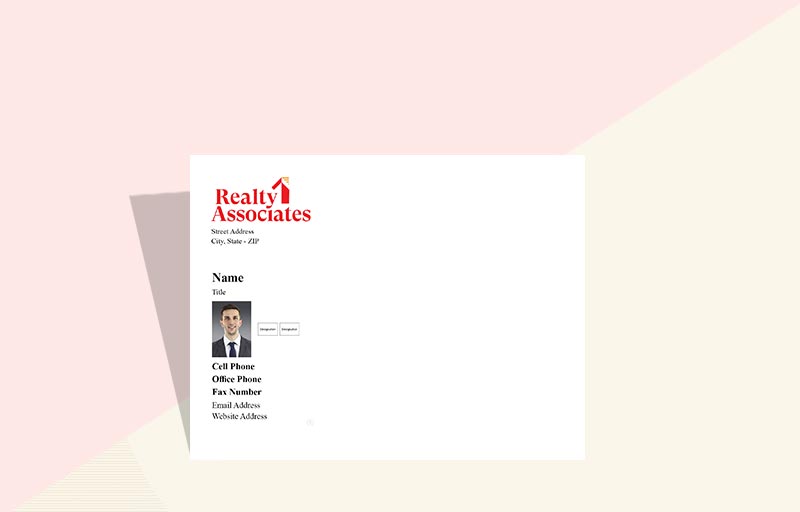 Realty Associates A2 Envelopes - Custom A2 Envelopes Stationery for Realtors | BestPrintBuy.com