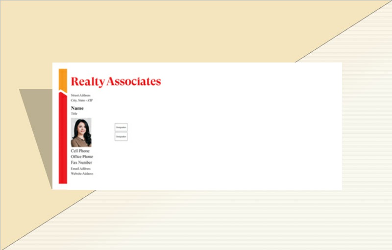 Realty Associates Real Estate #10 Envelopes - Custom #10 Envelopes Stationery for Realtors | BestPrintBuy.com