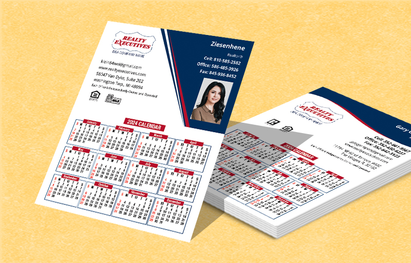 Realty Executives Real Estate Mini Business Card Calendar Magnets - Realty Executives  2019 calendars | BestPrintBuy.com