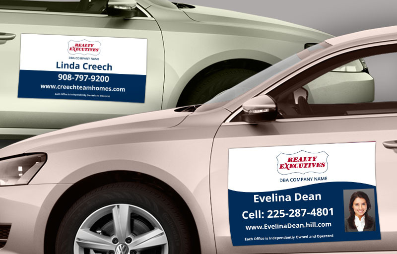 Realty Executives Real Estate Car Magnets - Realty Executives car door magnets | BestPrintBuy.com