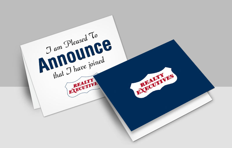 Realty Executives Real Estate Blank Folded Note Cards -  stationery | BestPrintBuy.com