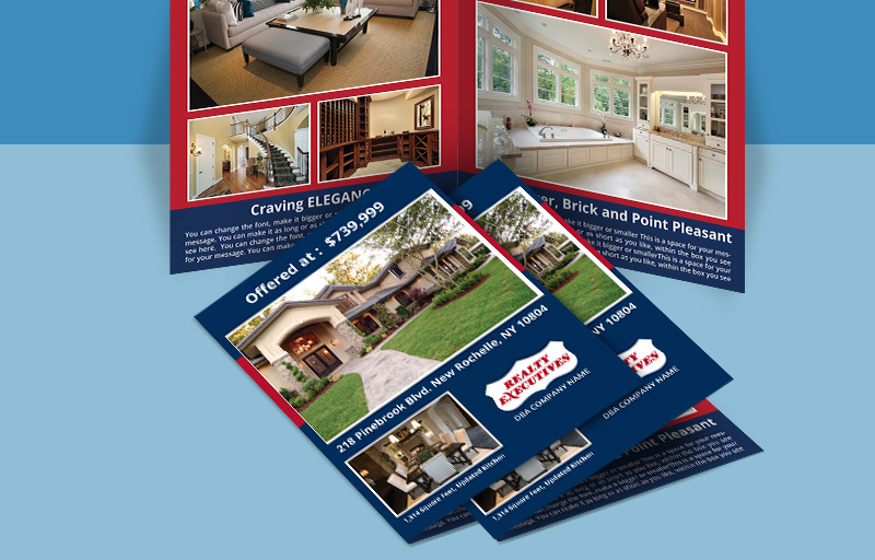Realty Executives Real Estate - Four sided flyers BestPrintBuy.com