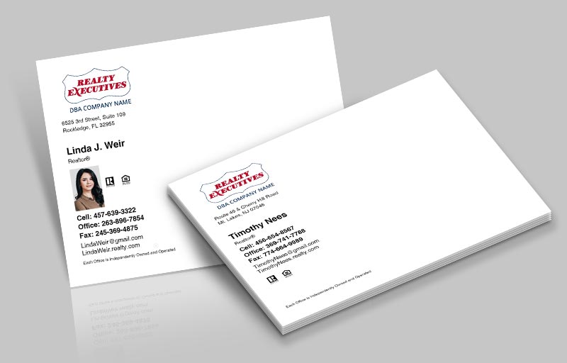 Realty Executives A2 Envelopes - REI Approved Vendor Custom A2 Envelopes Stationery for Realtors | BestPrintBuy.com