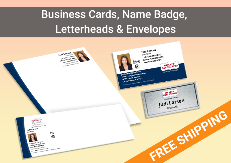 realty-executives Real Estate BC Agent Package -  personalized business cards| BestPrintBuy.com