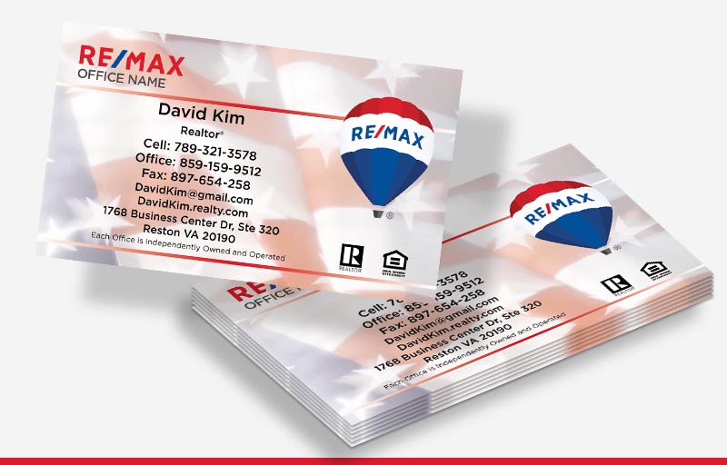 RE/MAX Real Estate Business Cards Without Photo - RE/MAX  marketing materials | BestPrintBuy.com