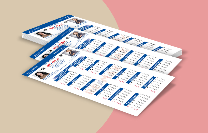 RE/MAX Real Estate Business Card Team Calendar Magnets - RE/MAX personalized marketing materials | BestPrintBuy.com