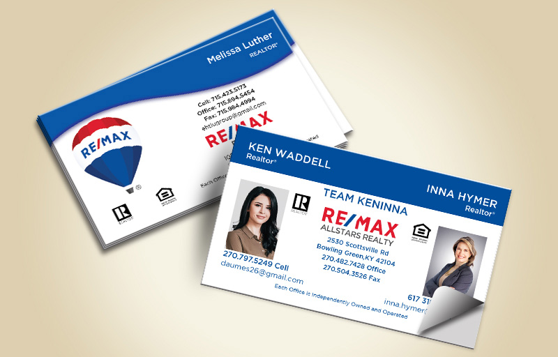 RE/MAX Real Estate Team Business Card Labels - RE/MAX marketing materials | BestPrintBuy.com