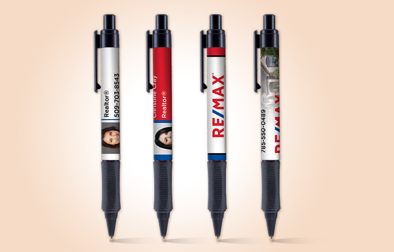 RE/MAX Real Estate Grip Write Pens - promotional products | BestPrintBuy.com
