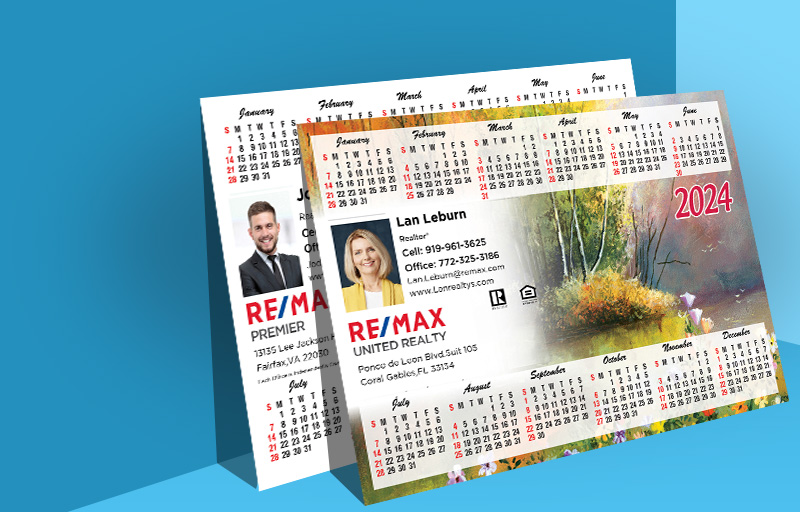 RE/MAX Real Estate Full Calendar Magnets 5.5