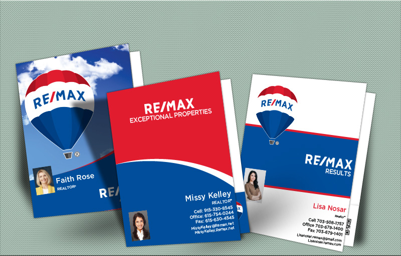 RE/MAX Real Estate Custom Presentation Folders - custom folders | BestPrintBuy.com