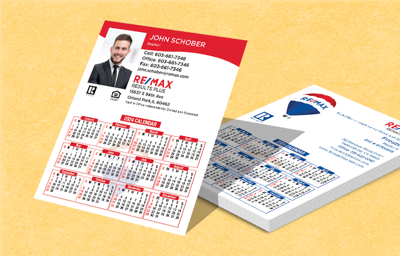 RE/MAX Real Estate Mini Business Card Calendar Magnets - RE/MAX  2019 calendars | BestPrintBuy.com