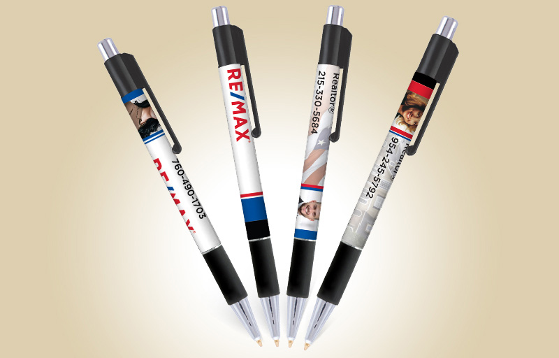 RE/MAX Real Estate Colorama Grip Pens - promotional products | BestPrintBuy.com