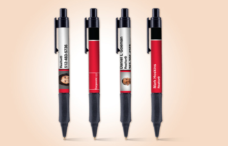 Real Living Real Estate Grip Write Pens - promotional products | BestPrintBuy.com