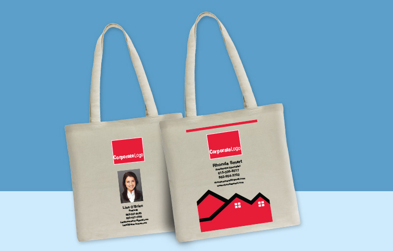 Real Living Real Estate Tote Bags -promotional products | BestPrintBuy.com